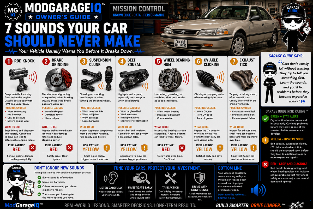 7 Sounds Your Car Should Never Make