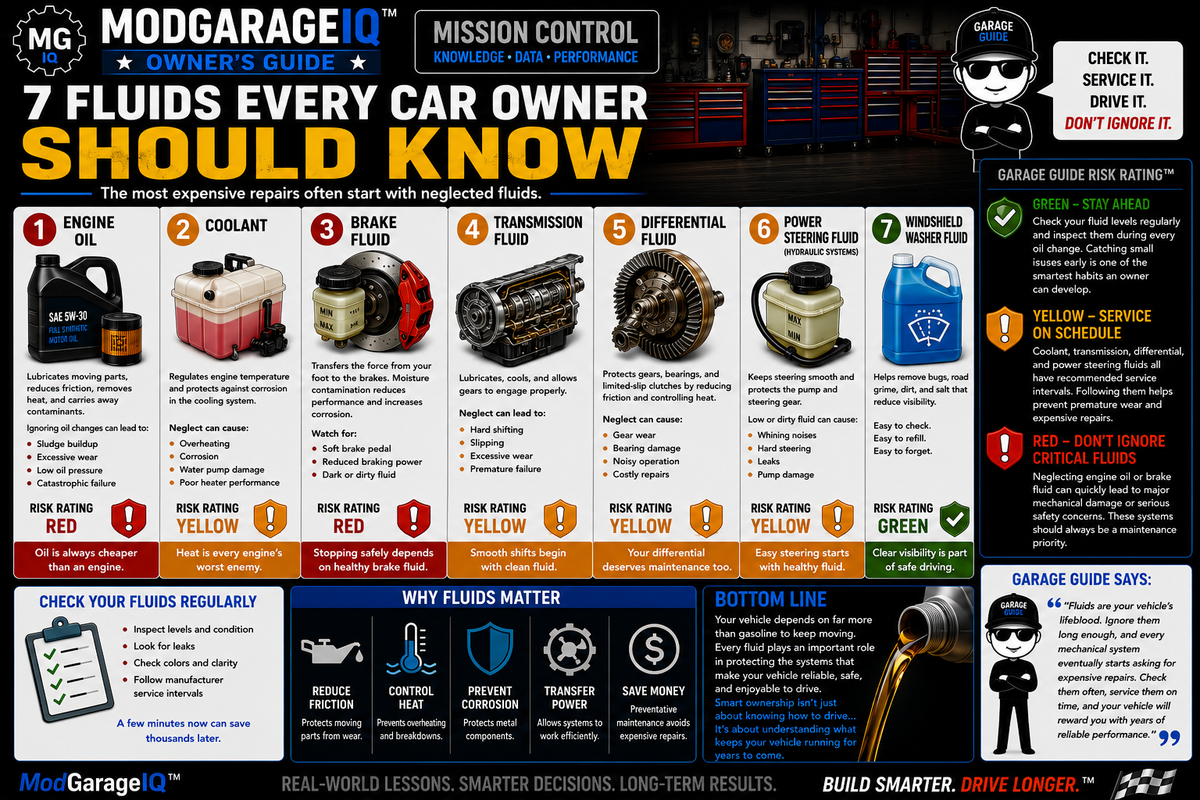 7 Fluids Every Car Owner Should Know