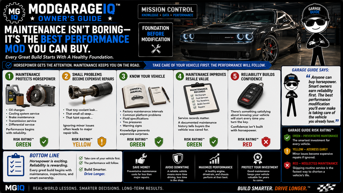 Maintenance Isn’t Boring—It’s The Best Performance Mod You Can Buy