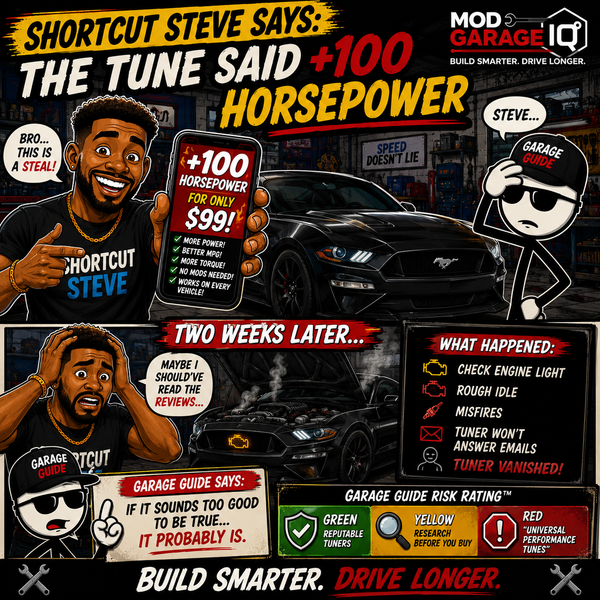 🚀 Shortcut Steve Says: “The Tune Said +100 Horsepower”