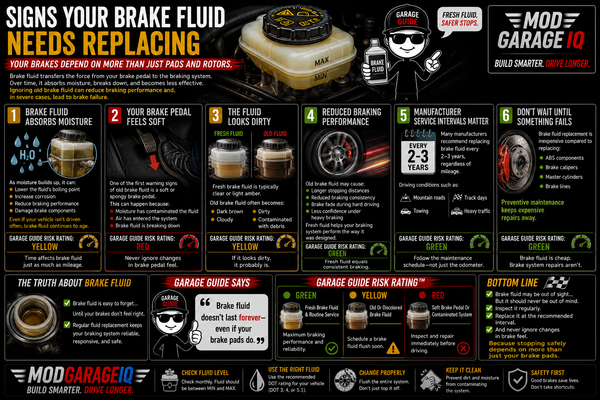 Signs Your Brake Fluid Needs Replacing