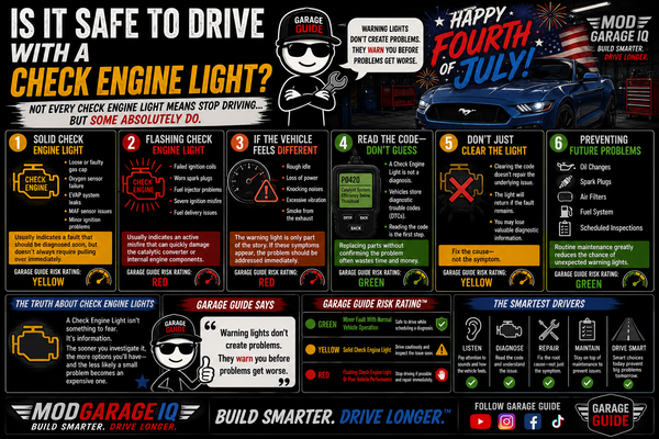 Is It Safe To Drive With A Check Engine Light?