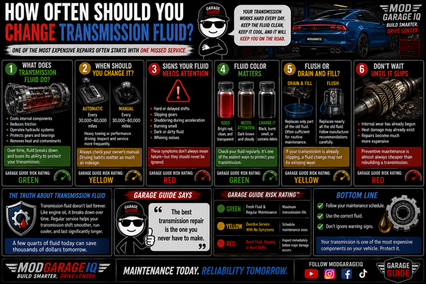 How Often Should You Change Transmission Fluid?
