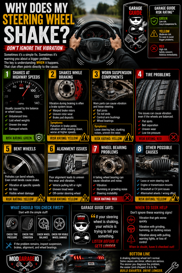 Why Does My Steering Wheel Shake?