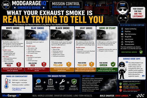 What Your Exhaust Smoke Is Really Trying To Tell You
