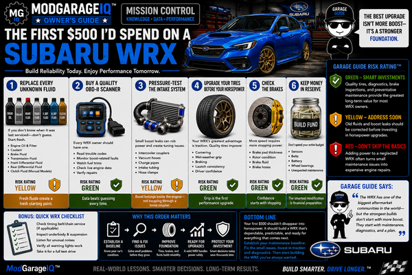 The First $500 I’d Spend On A Subaru WRX