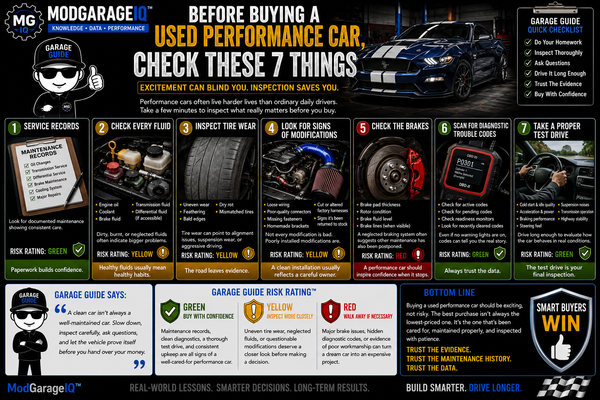 Before Buying A Used Performance Car, Check These 7 Things