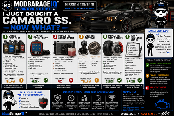 I Just Bought a Camaro SS. Now What?