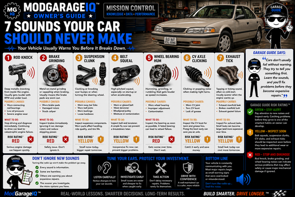 7 Sounds Your Car Should Never Make