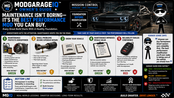 Maintenance Isn’t Boring—It’s The Best Performance Mod You Can Buy