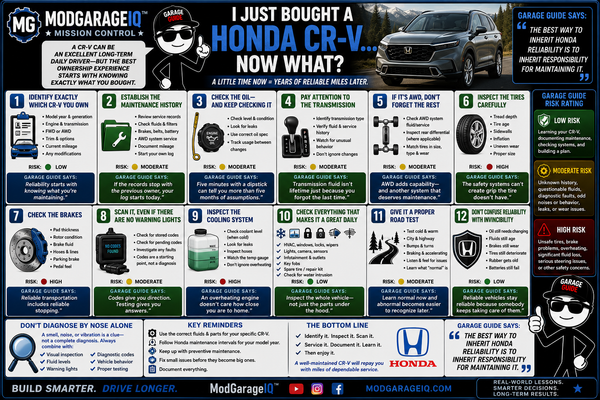 I Just Bought a Honda CR-V… Now What?