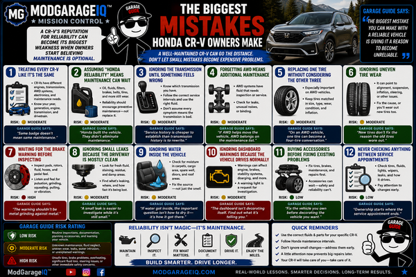 The Biggest Mistakes Honda CR-V Owners Make