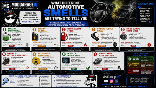 What Different Automotive Smells Are Trying to Tell You