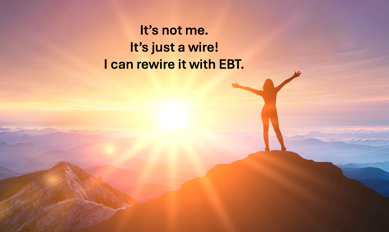 It's not me. It's just a wire!