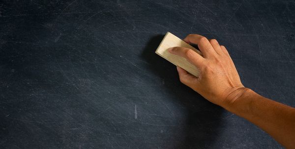 Giving yourself a clean slate