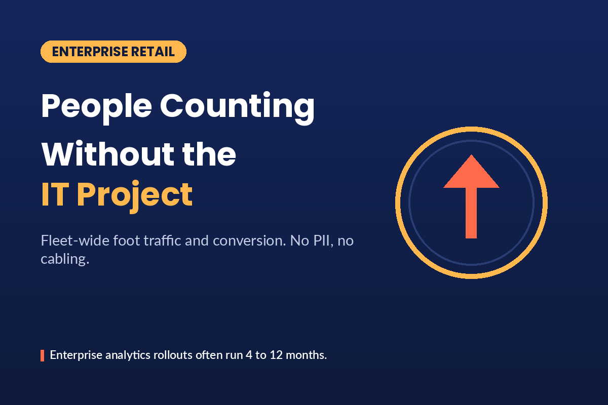 Enterprise People Counting Without the IT Project