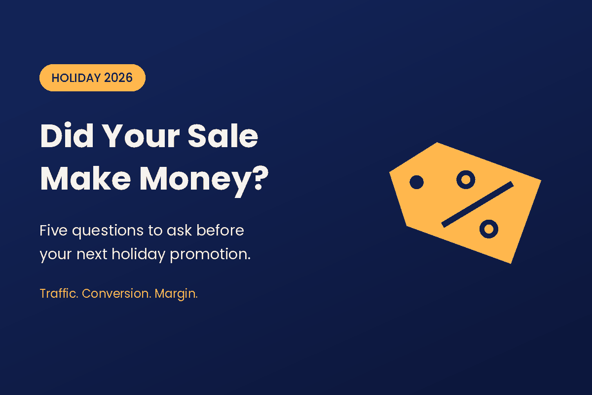 Before You Discount: How to Tell If Your Holiday Promotion Actually Makes Money