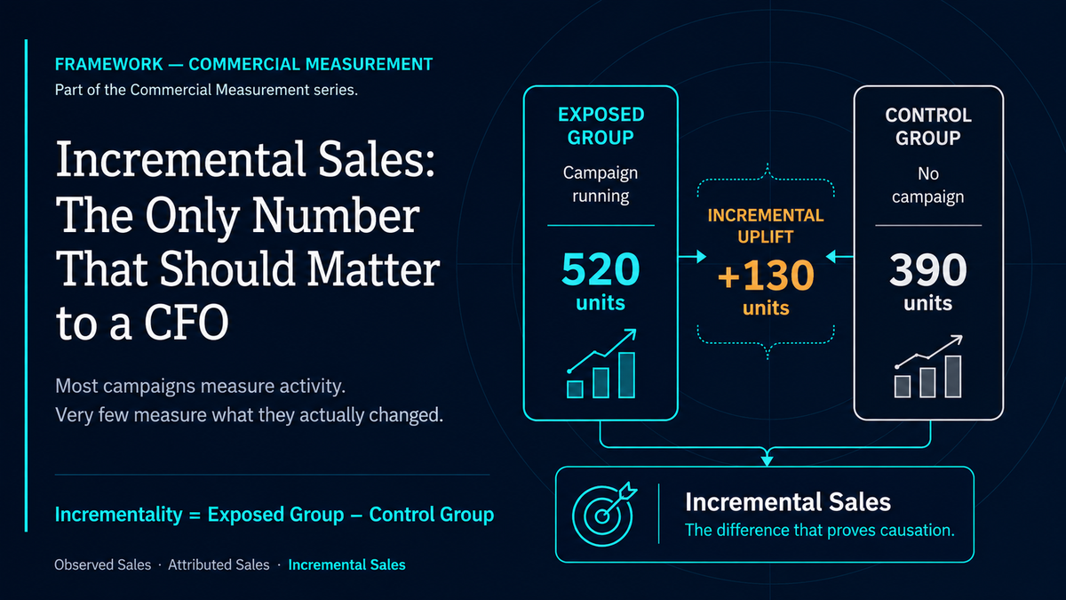 Incremental Sales: Measuring What Changed