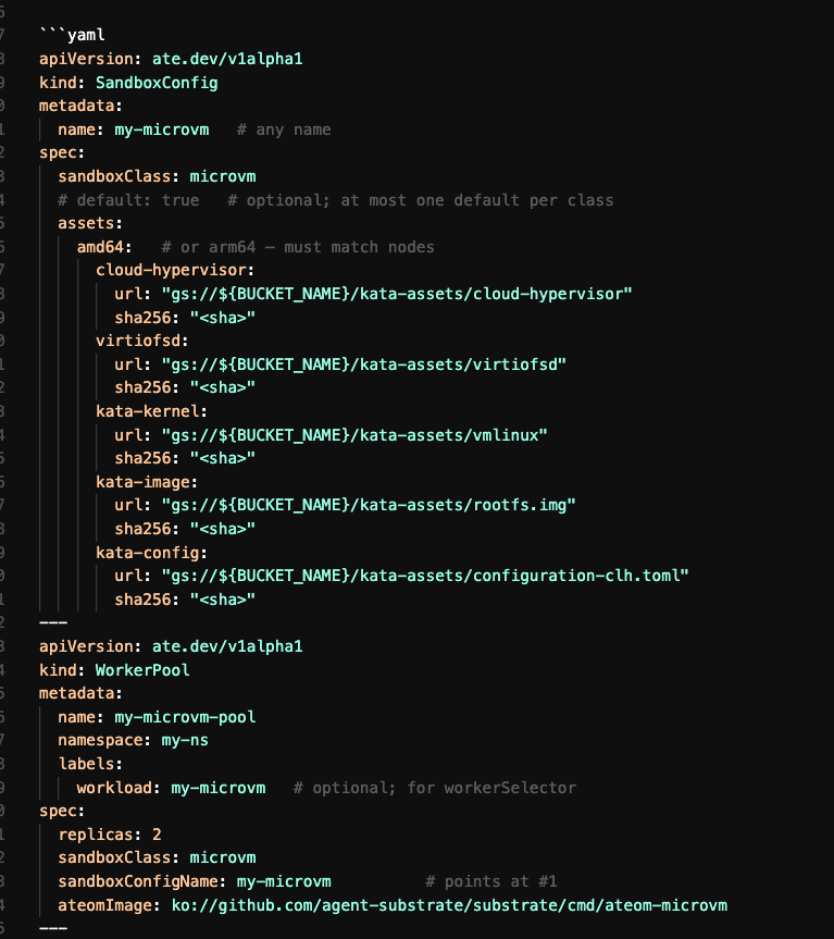 Enable MicroVM Agent Sandboxes with Agent Substrate (Kata + Cloud Hypervisor)