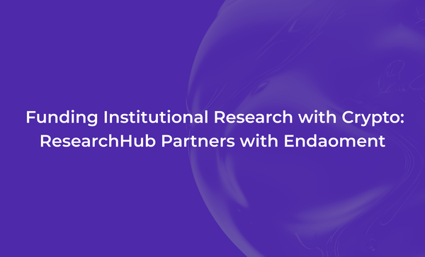 Funding Institutional Research with Crypto: ResearchHub Partners with Endaoment