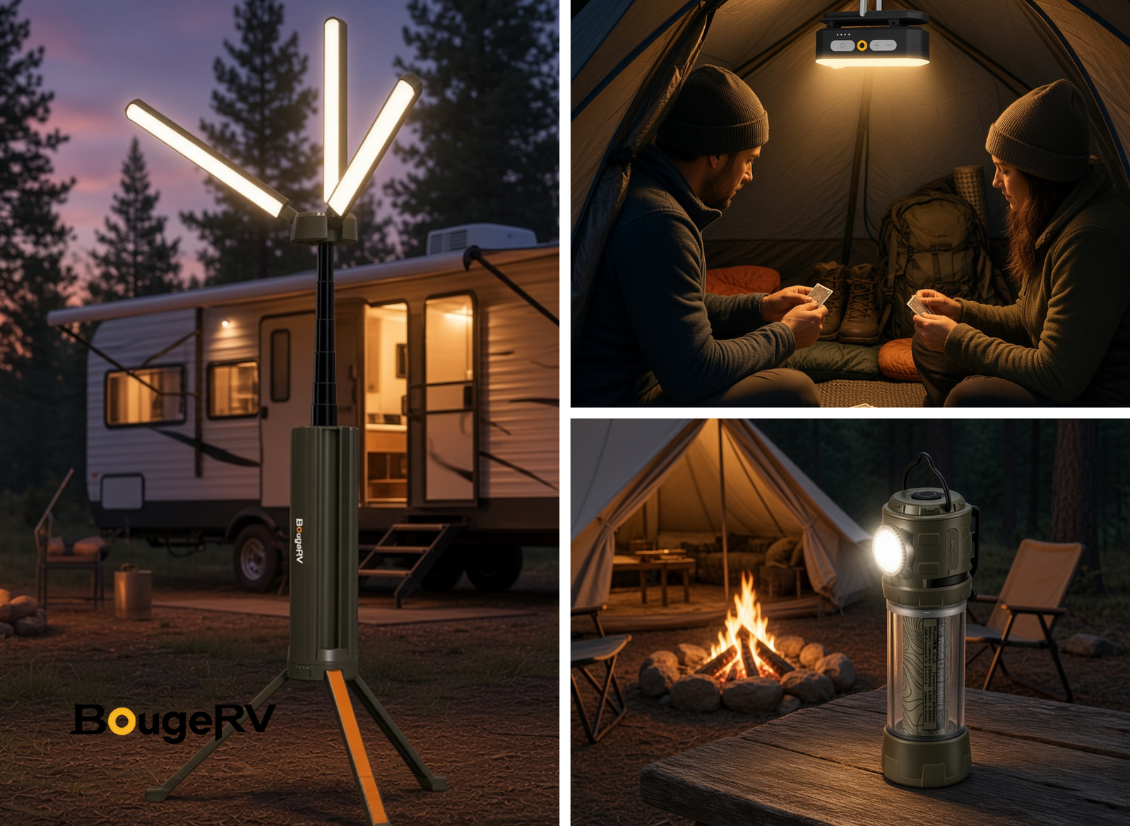 BougeRV Light: Telescopic & Area Lights for Outdoor Adventures