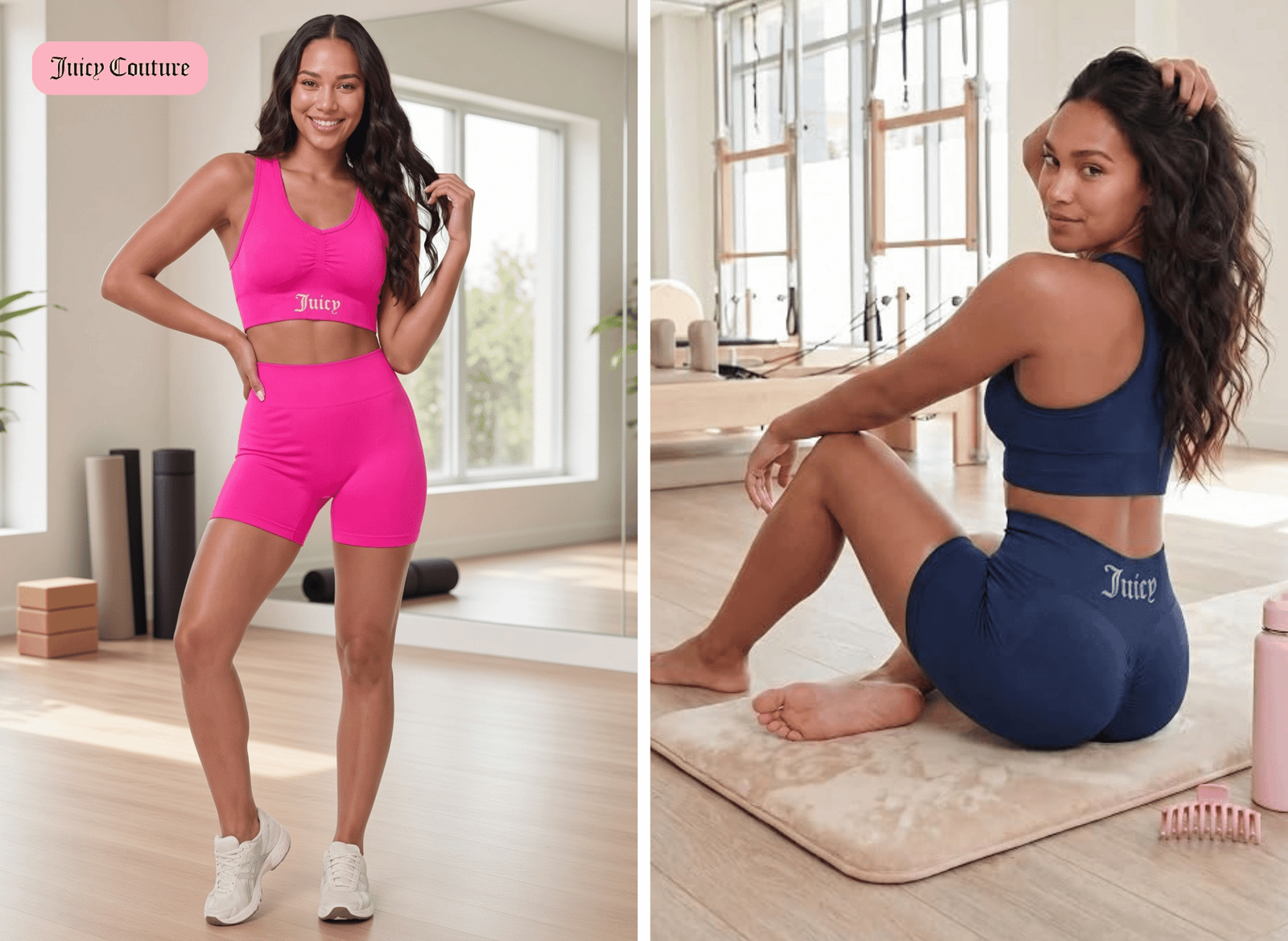 Juicy Couture Workout Shorts: Luxe Velour Meets Active Performance