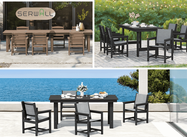 Transform Your Space With  SERWALL Dining Table Sets