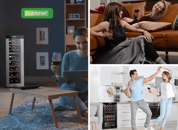 NutriChef Chilling Refrigerator Is Perfect for Wine Enthusiasts