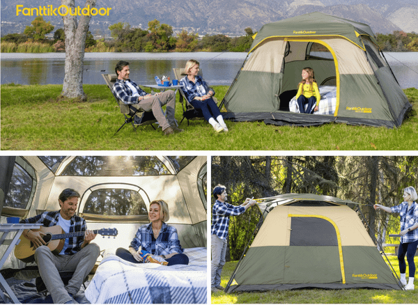 FanttikOutdoor Camping Tent for Families & Adventurers