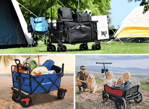 Pick Up A  Folding Utility Wagon For Beach And Camping