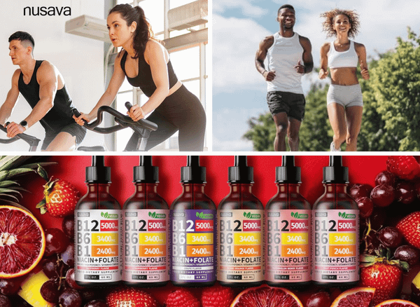 Boost Energy with NUSAVA B12 and B6 Drops
