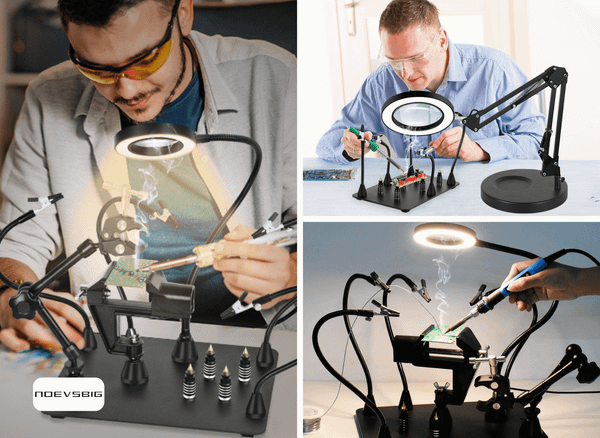 NOEVSBIG PCB Circuit Board Holder For Precision Work