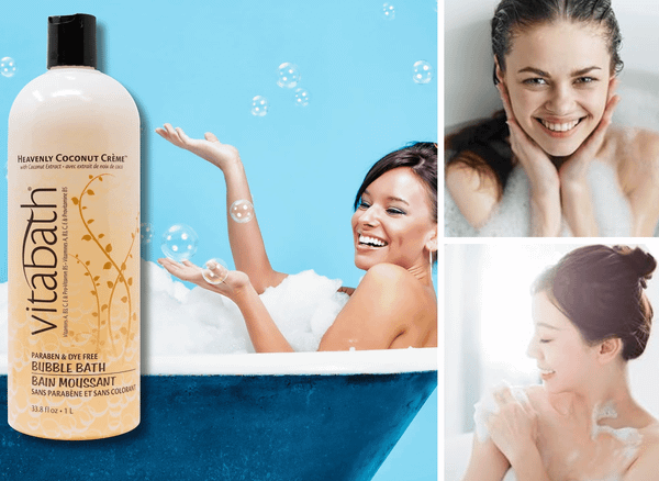 Vitabath Heavenly Coconut Creme Bubble Bath Rich Foaming Bubble Soak