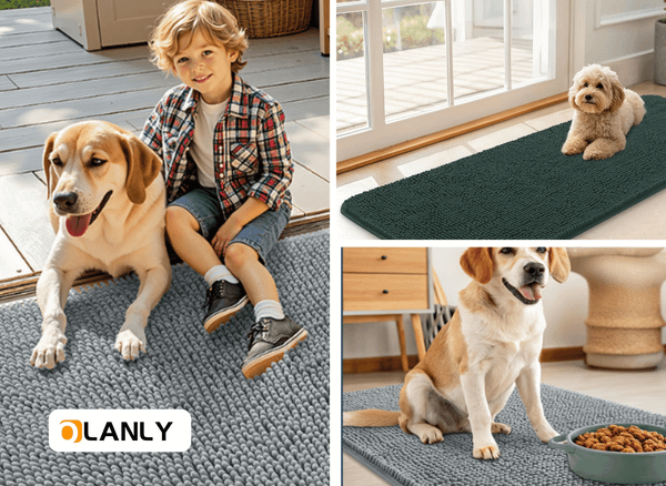 The OLANLY Dog Door Mat For Muddy Paws Solves The Problem