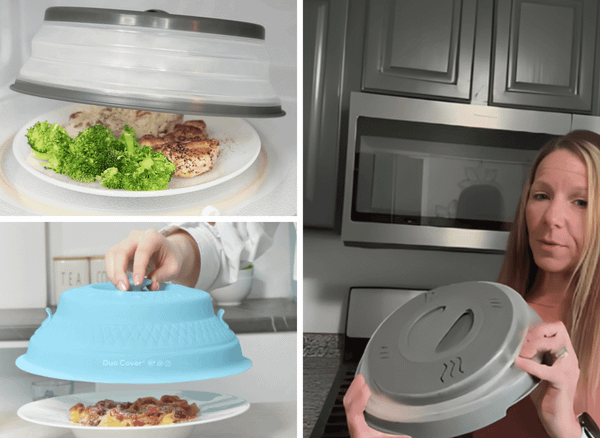 Keep Your Microwave Clean With A Splatter-Free Microwavable Cover