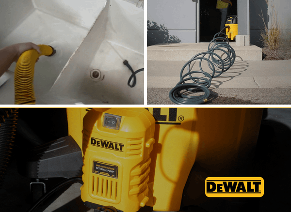 DEWALT Vacuum Pump For Removal And Hauling Water