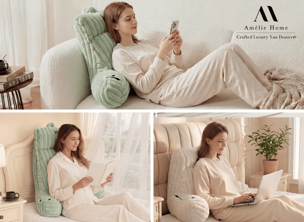 The Ultimate Upgrade: Amélie Home Heated Reading Pillow