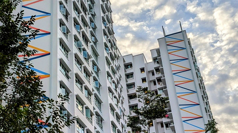 And as it turns out, design is a transferrable skill for daily living. One of my personal projects was to share my design skills through community projects. The image above was a repainting project for a housing estate where I lived. I provided the designs of the side elevation, taking inspiration from artworks by Max Bill. (image source: LinkedIn)