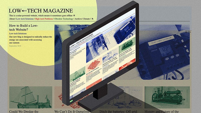 Imagine applying dimensional thinking to digital experiences so that we consider sustainability as a dimension of our interfaces, such as Kris De Decker’s low-tech magazine website. How might we supply relevant information to the components of our digital interfaces as a new dimensional layer for a more sustainable world? (source: FastCompany)