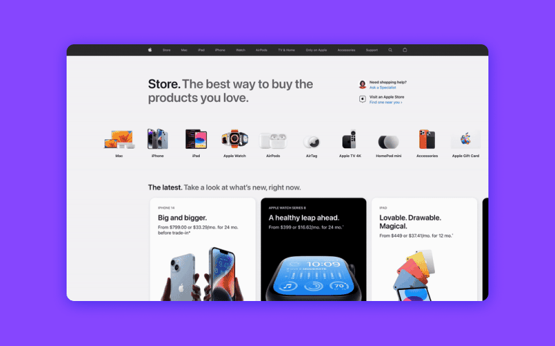 the interaction becomes more advanced, as there can be a chain effect or multiple simultaneous responses from a single trigger (source: Apple)