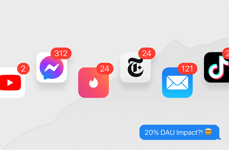The genesis of the notification badge started with two Apple engineers. Since then, it has become an ubiquitious component used to draw attention to open applications (image source: ngrow)