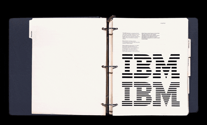 The successive documents from the folder and their developments will be published and reproduced so as to offer the widest possible vision of the work accomplished over a period of more than twenty years. (image source: Paul Rand)