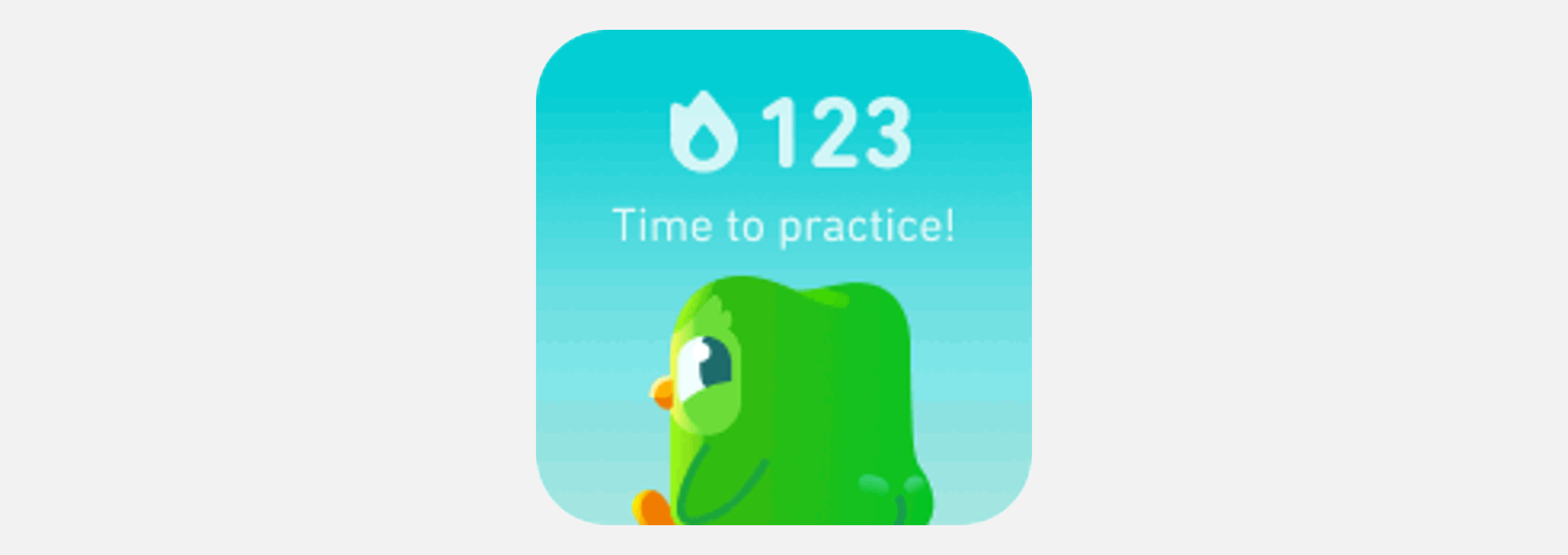 4. Not a utility widget, but an entertainer on steroids (image source: Duolingo)