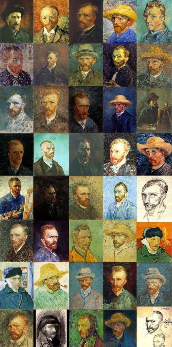 35 self-portraits of Vincent Van Gogh showing signs of loss. What if our designs bear a resemblance to our personal loss? (so