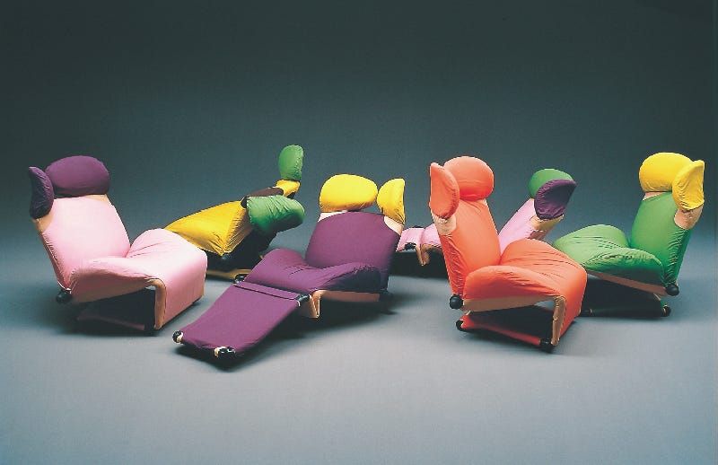 Designed by Toshiyuki Kita, the Wink Chair is a permanent collection of the Musuem of Modern Art (MOMA) (Source: Toshiyukikit