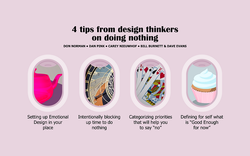 4 tips from design thinkers on ‘doing nothing’