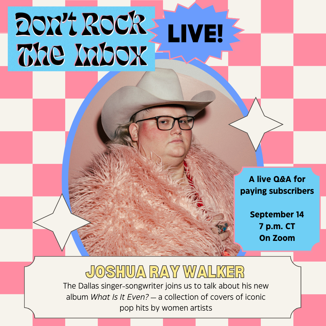 TODAY: Live Q&A with Joshua Ray Walker!!