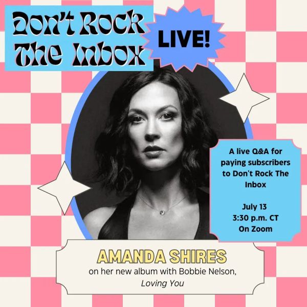 TODAY: Live Q & A with Amanda Shires!