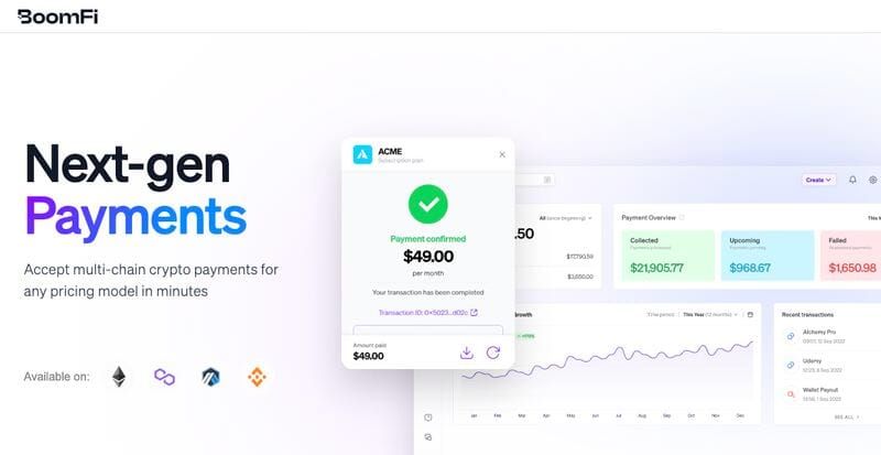 ONE.io and BoomFi Launch New Crypto Payment Gateway