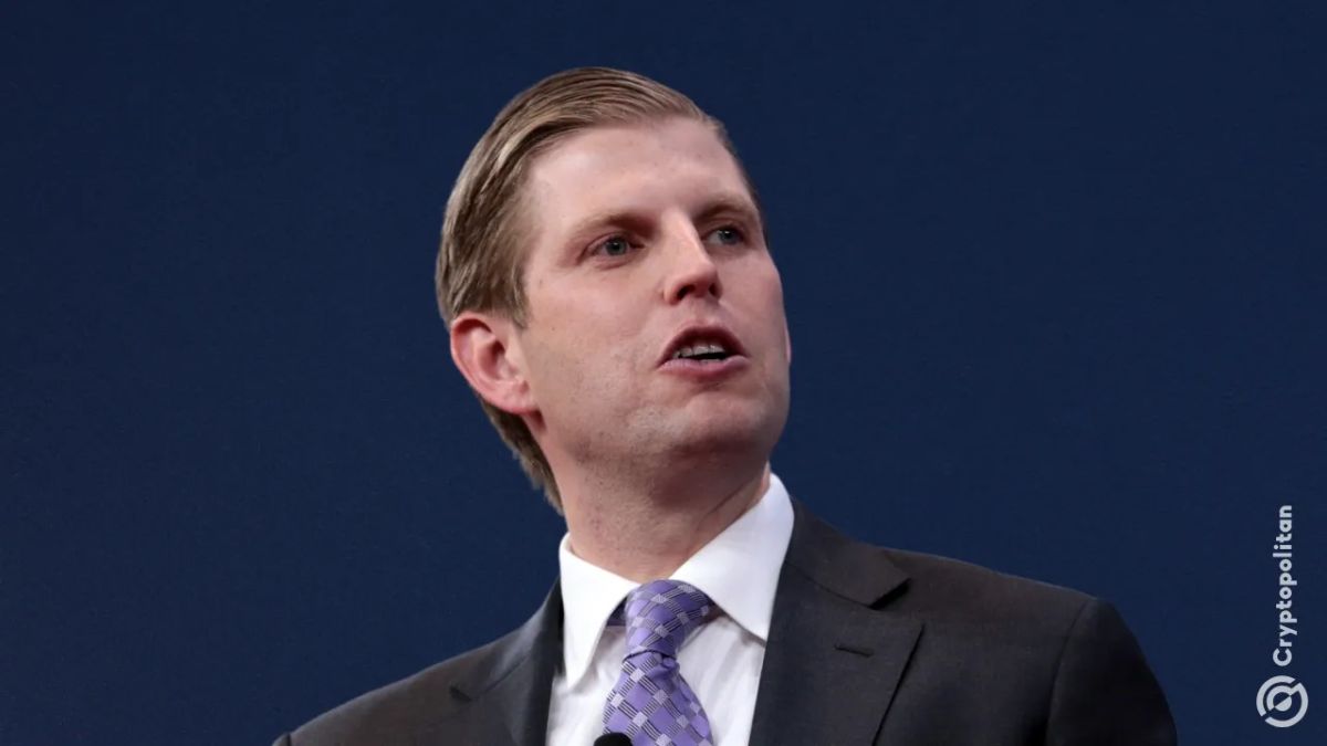 Eric Trump's Bitcoin Mining Firm to Go Public